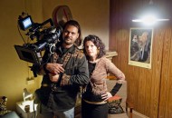 DoP Warwick Thornton with director Beck Cole: photographer Sam Oster